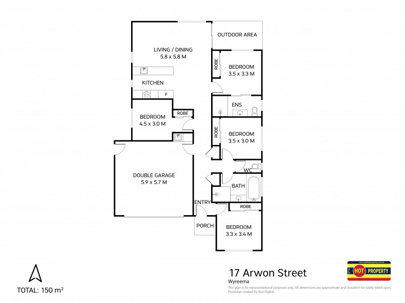 17 Arwon Street, Wyreema QLD 4352 Floorplan