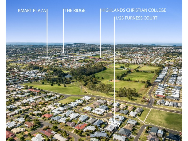 Unit 1/23 Furness Court, Kearneys Spring QLD 4350