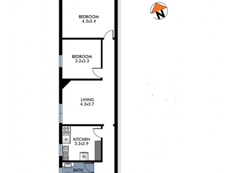 3/40 Curlewis Street, Bondi Beach NSW 2026 Floorplan