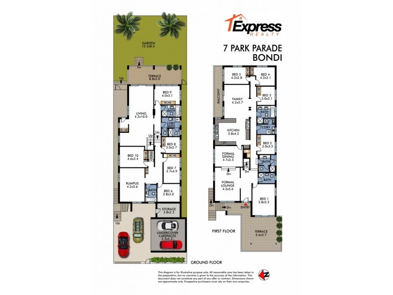 7 Park Parade, Bondi NSW 2026 Floorplan