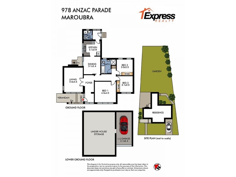 978 Anzac Parade, Maroubra NSW 2035 Floorplan