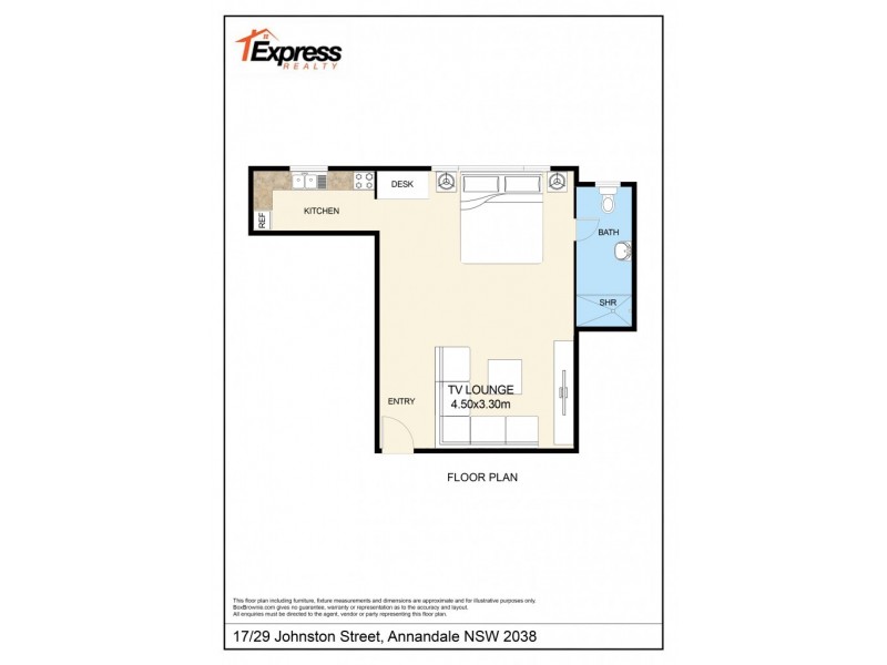 17/29-31 Johnston Street, Annandale NSW 2038 Floorplan