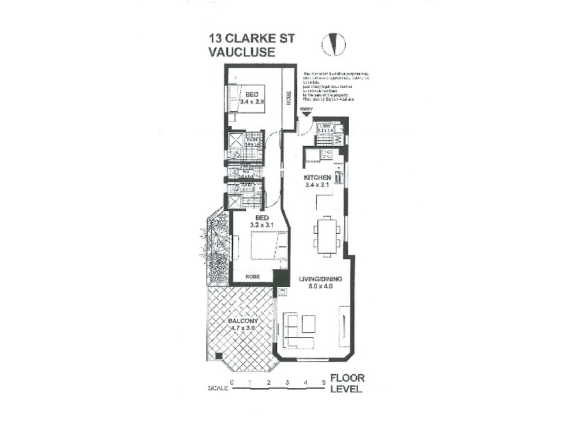 5/13 CLARKE STREET, Vaucluse NSW 2030
