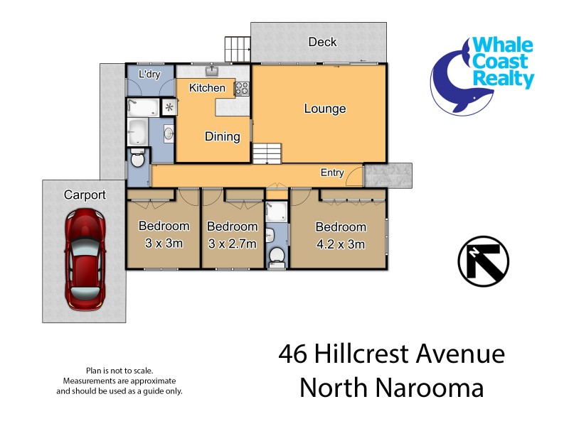 46 Hillcrest Avenue, North Narooma NSW 2546 Floorplan