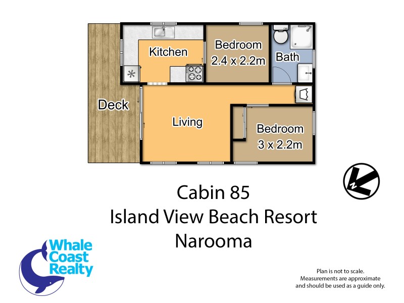 Cabin 85 7323 Princes Highway, Narooma NSW 2546 Floorplan