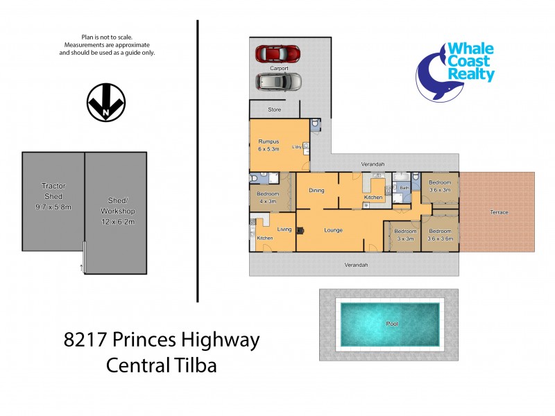 8217 Princes Highway, Central Tilba NSW 2546 Floorplan