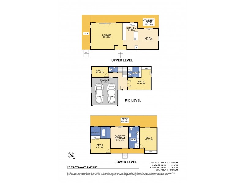 23 Eastaway Avenue, North Narooma NSW 2546 Floorplan