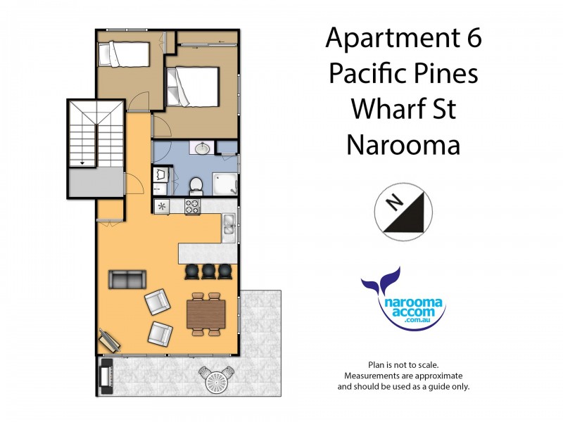 6/4 Wharf Street, Narooma NSW 2546 Floorplan