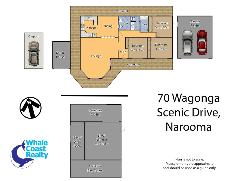 70 Wagonga Scenic Drive, Narooma NSW 2546 Floorplan