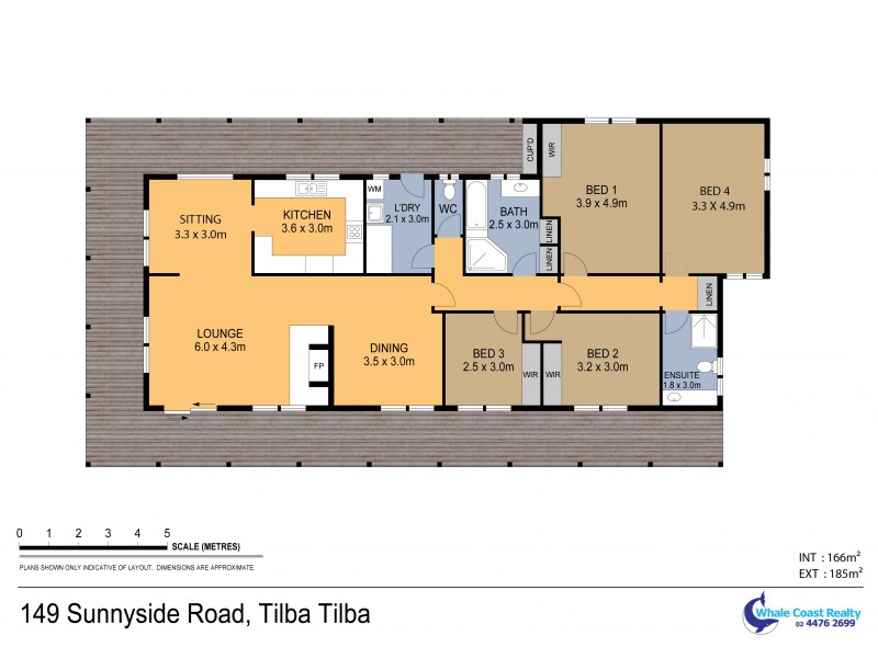 149 Sunnyside Road, Central Tilba NSW 2546 Floorplan