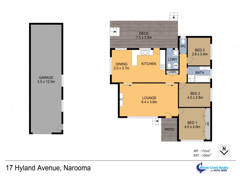 17 Hyland Avenue, Narooma NSW 2546 Floorplan