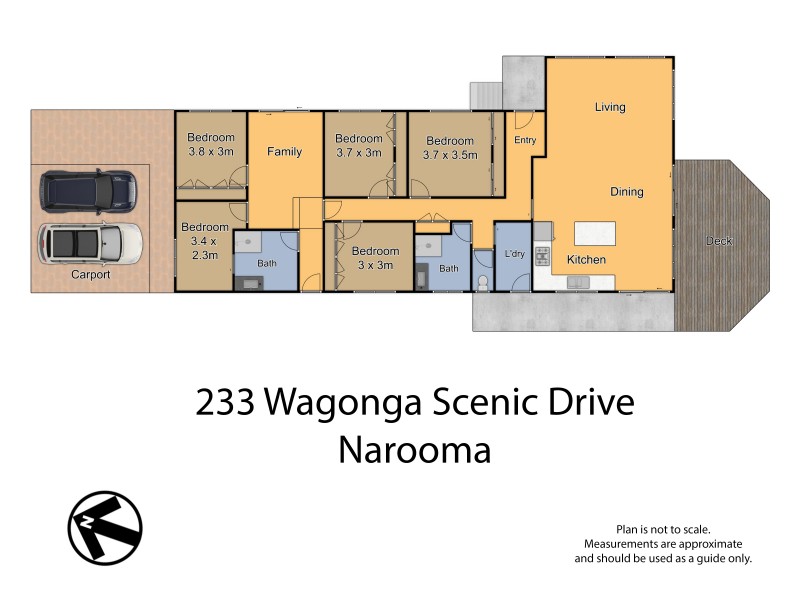 233 Wagonga Scenic Drive, Narooma NSW 2546 Floorplan