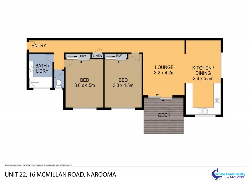 22/16 McMillan Road, Narooma NSW 2546 Floorplan