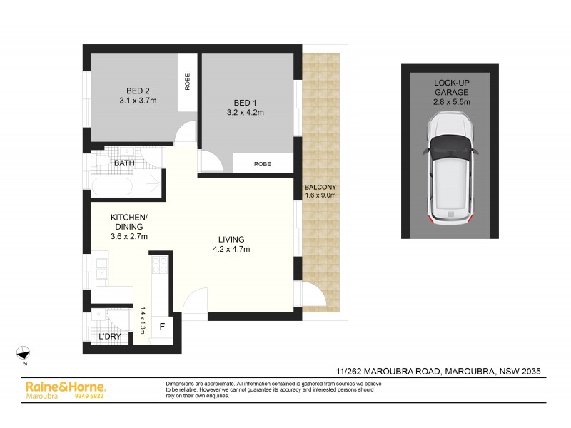 11/262 Maroubra Road, Maroubra NSW 2035 Floorplan