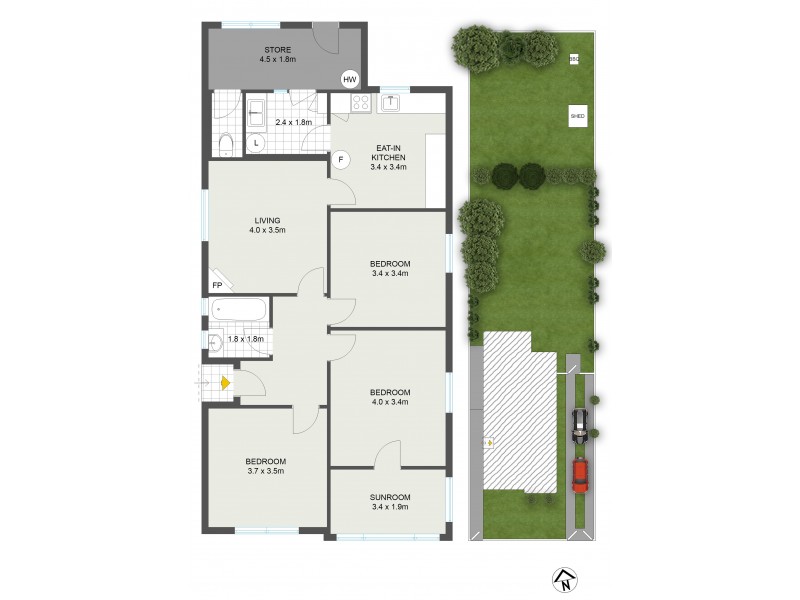 166 Storey Street, Maroubra NSW 2035 Floorplan