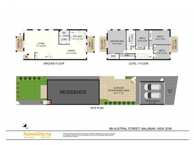8B Austral Street, Malabar NSW 2036 Floorplan