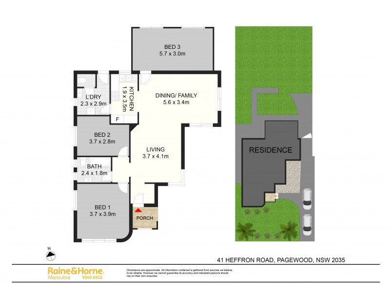 41 Heffron Road, Pagewood NSW 2035 Floorplan
