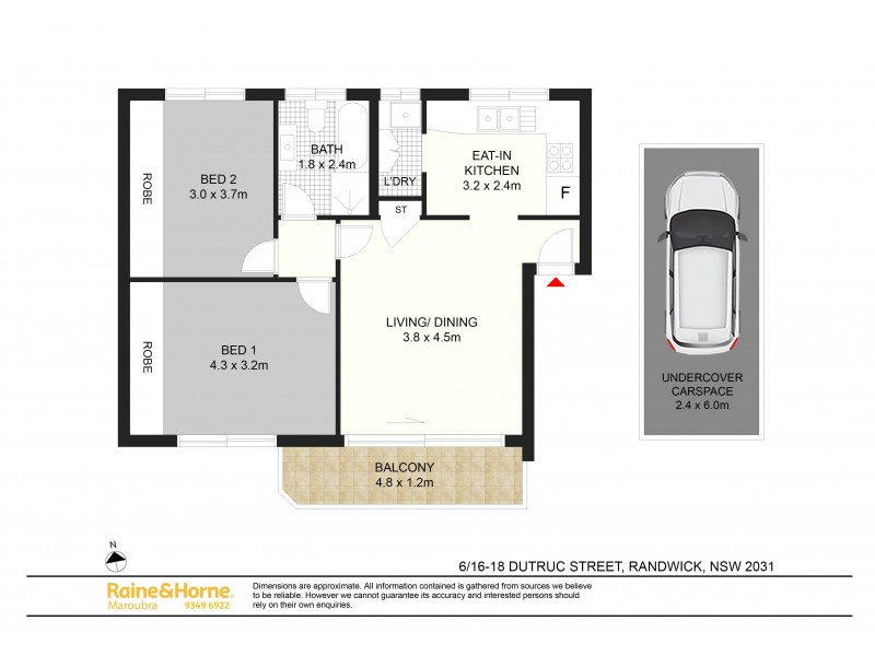 6/16-18 Dutruc Street, Randwick NSW 2031 Floorplan