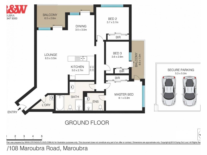 411/108 Maroubra Road, Maroubra NSW 2035 Floorplan