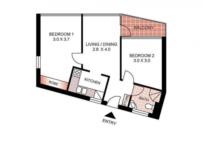 12C/16-20 Hereward Street, Maroubra NSW 2035 Floorplan