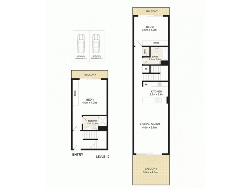 B209/25 John Street, Mascot NSW 2020 Floorplan