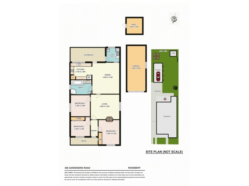 366 Gardeners Road, Rosebery NSW 2018 Floorplan