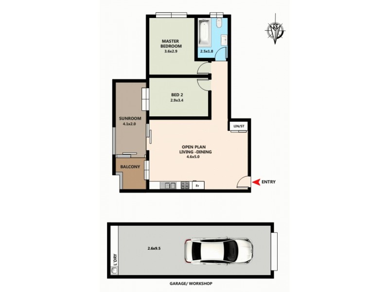 11/52 Wentworth Avenue, Mascot NSW 2020 Floorplan