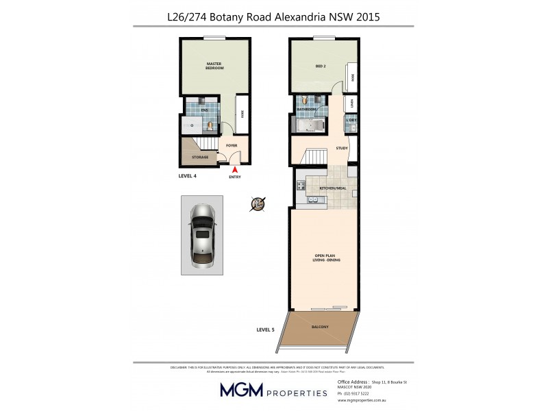 26/274 Botany Road, Alexandria NSW 2015 Floorplan