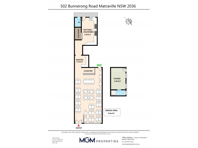 1/502 Bunnerong Rd, Matraville NSW 2036 Floorplan