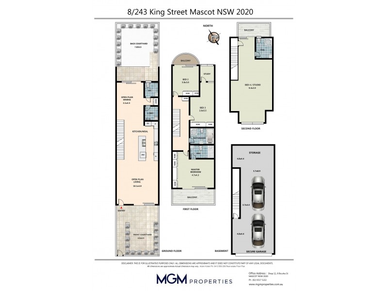 8/243-245 King Street, Mascot NSW 2020 Floorplan