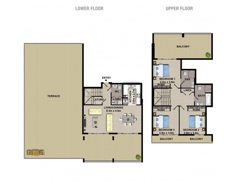 1101B/8 Bourke Street, Mascot NSW 2020 Floorplan