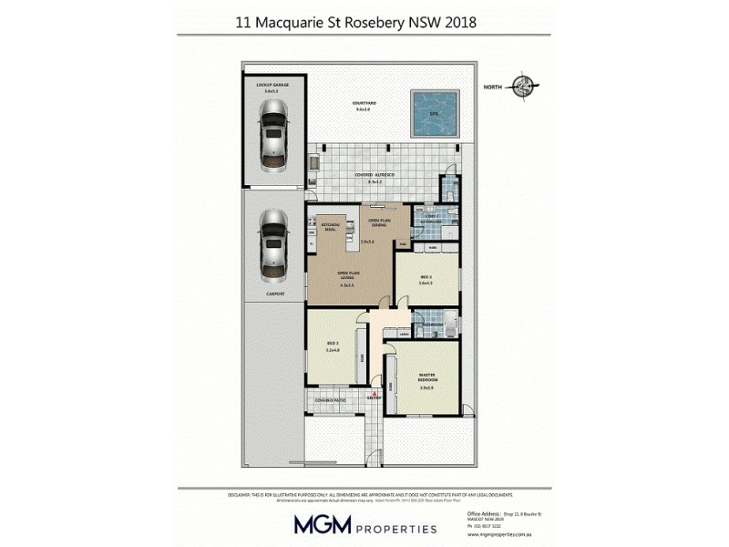11 Macquarie Street, Rosebery NSW 2018 Floorplan
