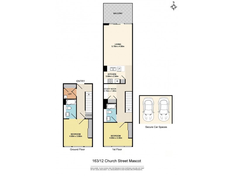 163/12 Church Avenue, Mascot NSW 2020 Floorplan