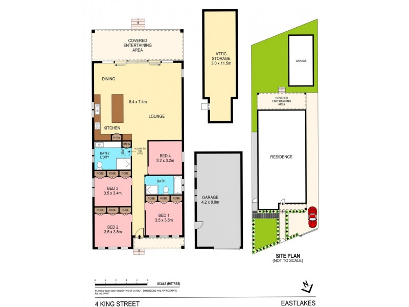 4 King Street, Eastlakes NSW 2018 Floorplan