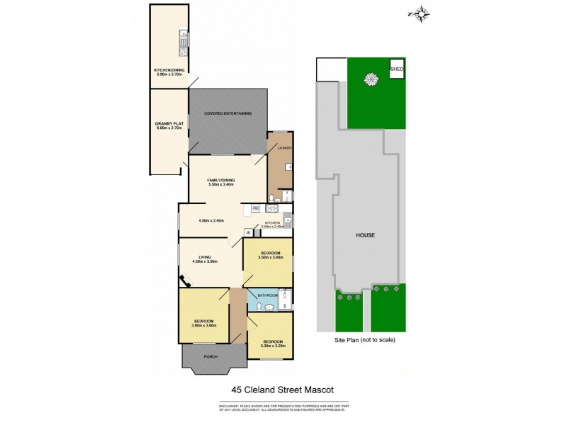 45 Cleland Street, Mascot NSW 2020 Floorplan