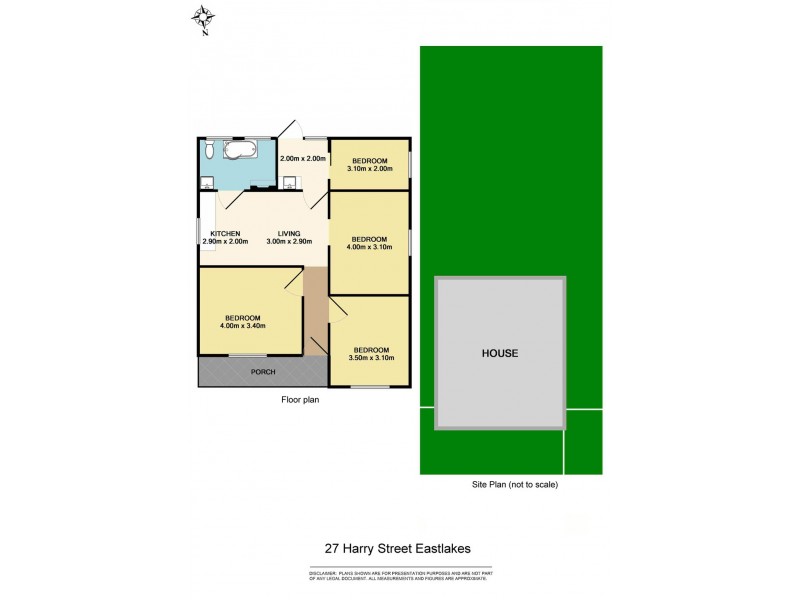 27 Harry Street, Eastlakes NSW 2018 Floorplan
