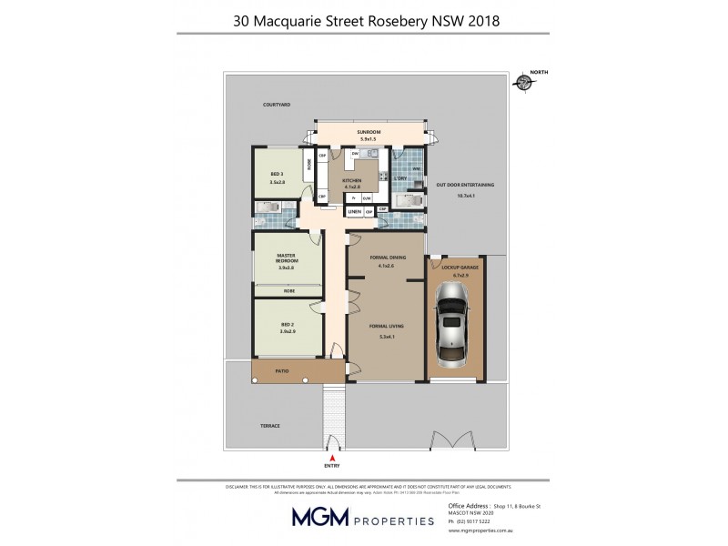 30 Macquarie Street, Rosebery NSW 2018 Floorplan