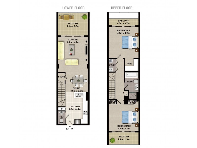 907A/8 Bourke Street, Mascot NSW 2020 Floorplan