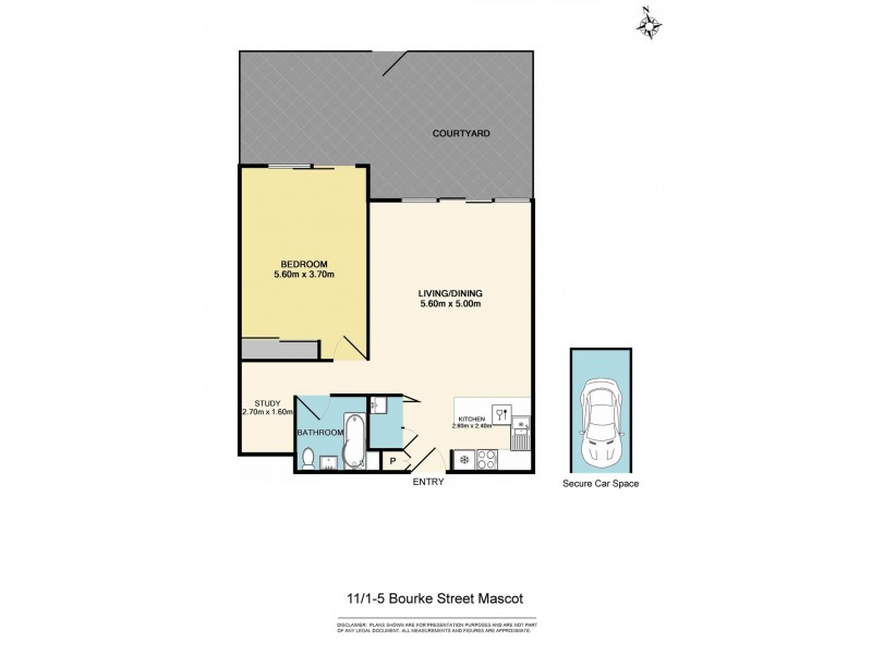 11/1-5 Bourke Street, Mascot NSW 2020 Floorplan