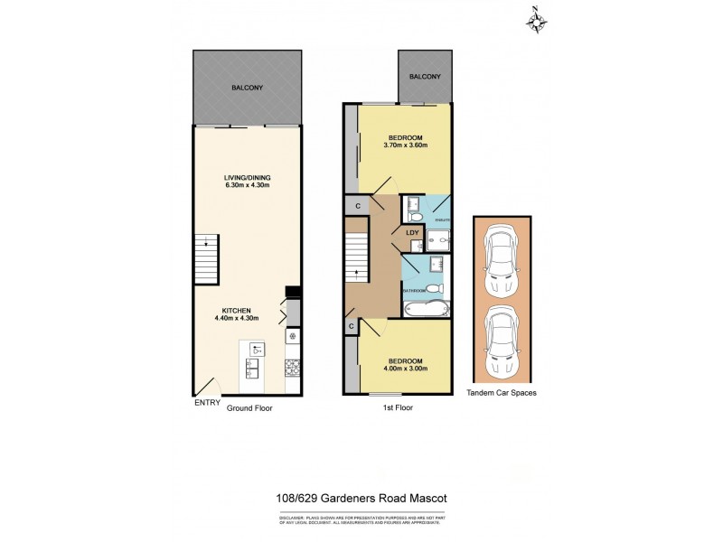 108/629 Gardeners Road, Mascot NSW 2020 Floorplan