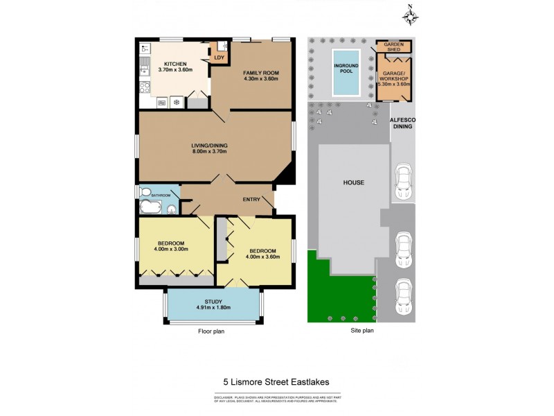 5 Lismore Street, Eastlakes NSW 2018 Floorplan