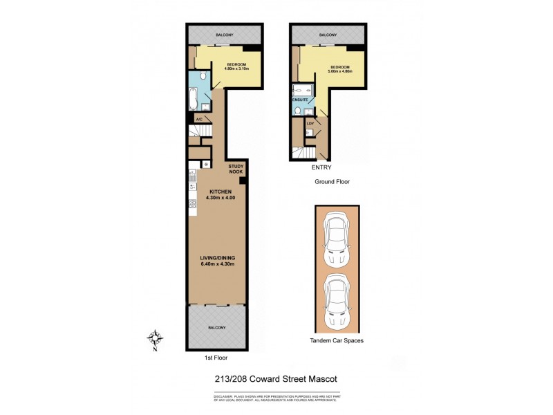 213/208 Coward Street, Mascot NSW 2020 Floorplan