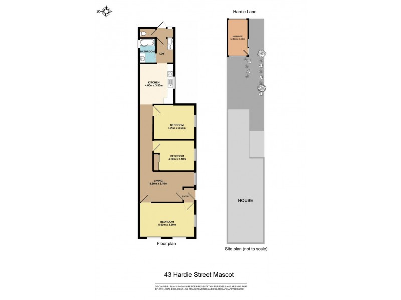 43 Hardie Street, Mascot NSW 2020 Floorplan