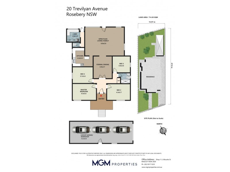 20 Trevilyan Avenue, Rosebery NSW 2018 Floorplan