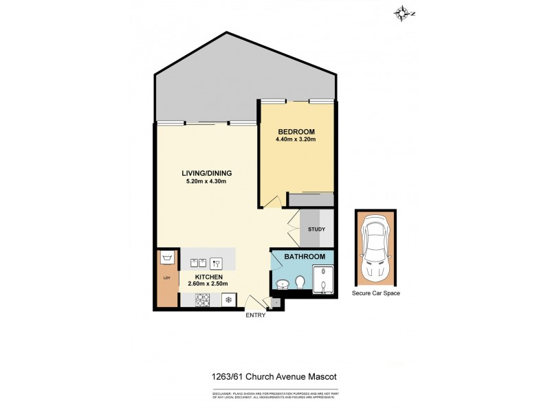 1263/61 Church Ave, Mascot NSW 2020 Floorplan