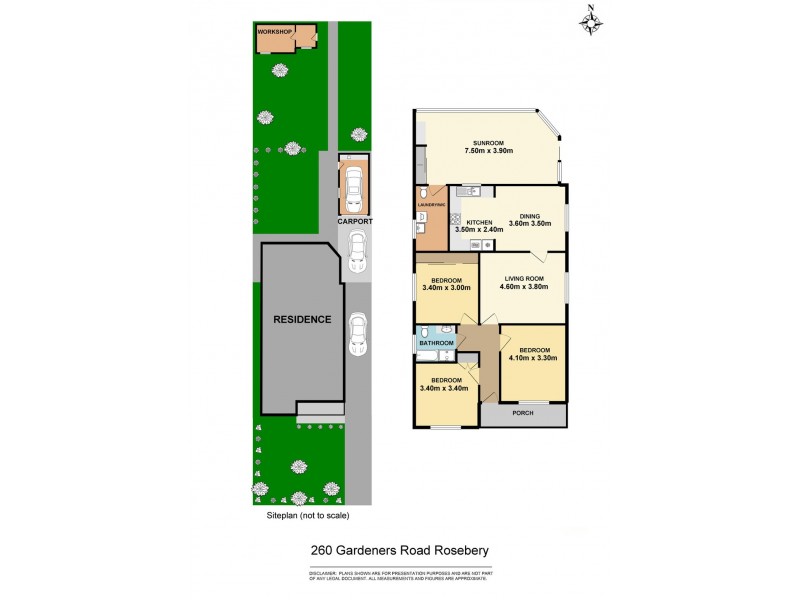 260 Gardeners Road, Rosebery NSW 2018 Floorplan