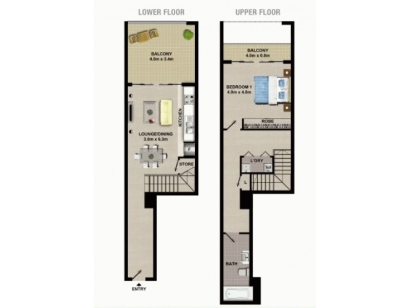 714A/8 Bourke Street, Mascot NSW 2020 Floorplan