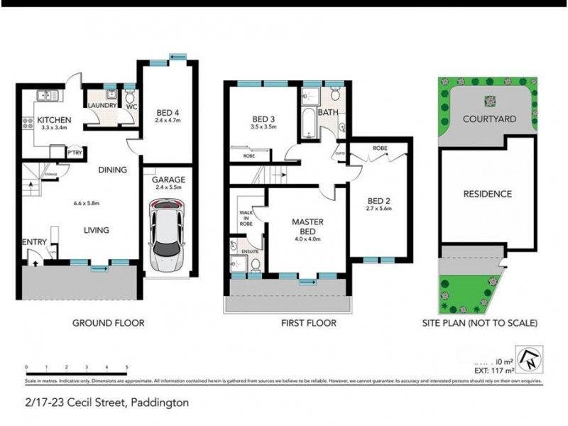 2/17 Cecil Street, Paddington NSW 2021 Floorplan