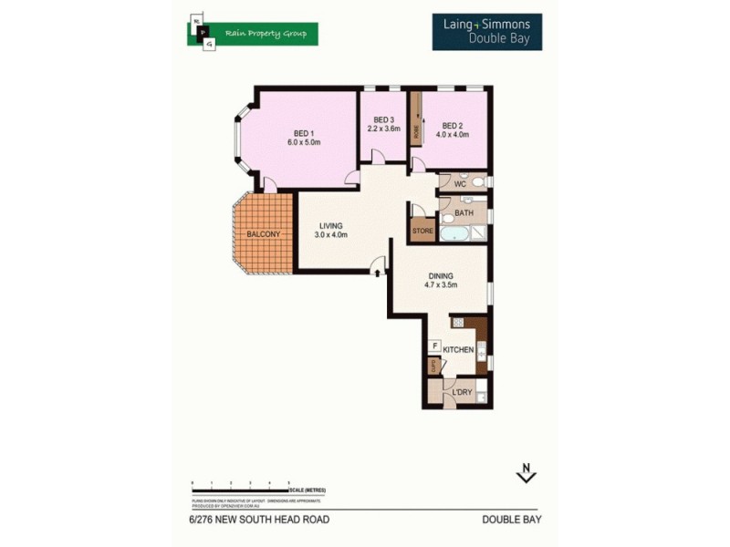 6/276 Nw South Head Road, Double Bay NSW 2028 Floorplan