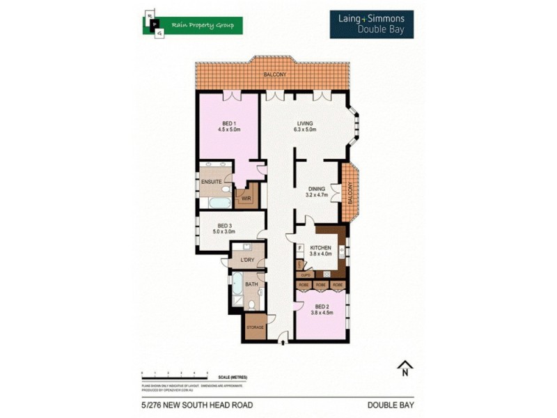 5/276 New South Head Road, Double Bay NSW 2028 Floorplan